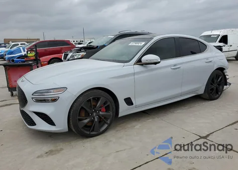 2022 Genesis G70 Base из США, поврежденный, VIN KMTG54TE7NU085709
